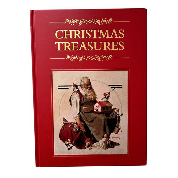 Christmas Treasures Hardback Book New By Cannarella Gold Edged Pages Color Pages - Picture 1 of 6